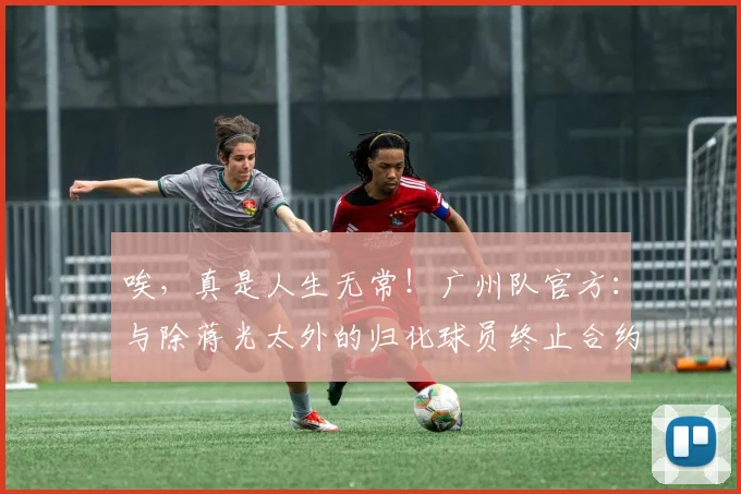 唉，真是人生无常！广州队官方：与除蒋光太外的归化球员终止合约
