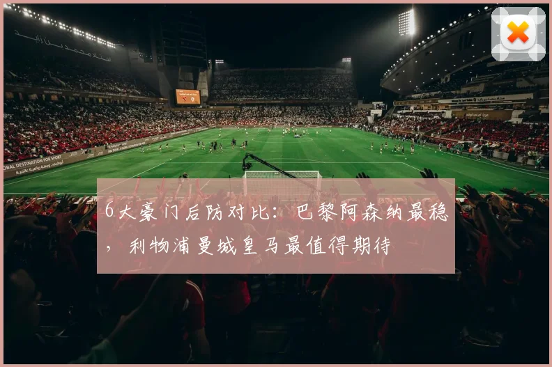 6大豪门后防对比：巴黎阿森纳最稳，利物浦曼城皇马最值得期待